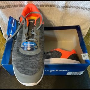 Grey/Orange Champion Memory Foam